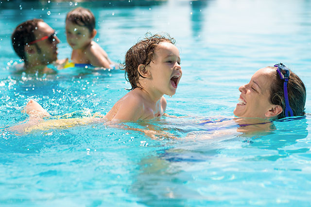 Family Swim Night And Jessica Hays At Sunshine Swim And Fitness Center 